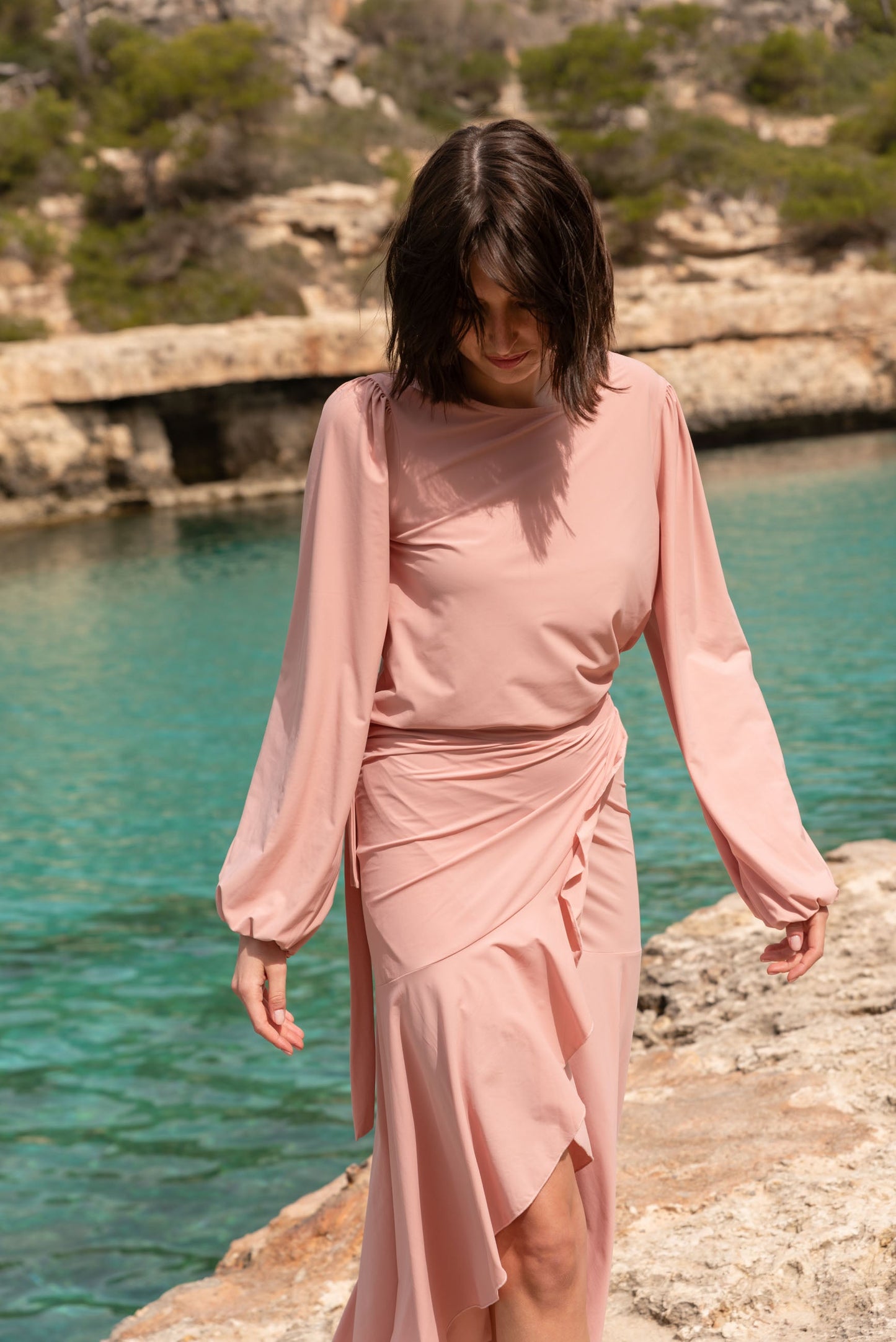 Pukhet UV Blouse Rose - kalanisunwear | vista 3
