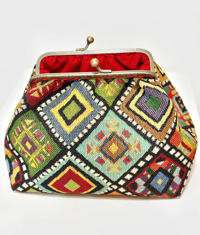 Estojo Jacquard Artesanal - IrinasB | vista 3