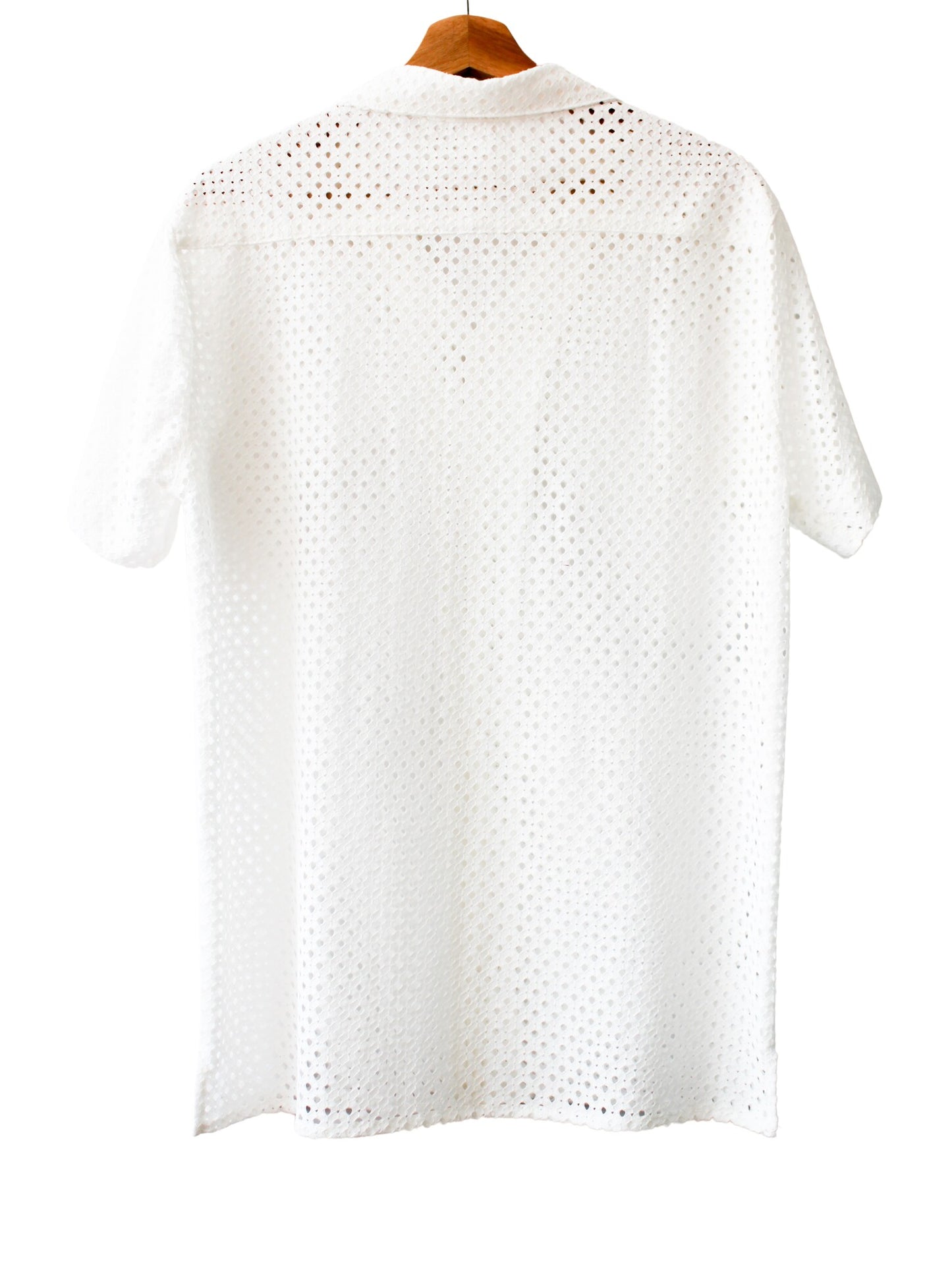 Camisa King Lace Peter Milk — detalhe renda artesanal portuguesa