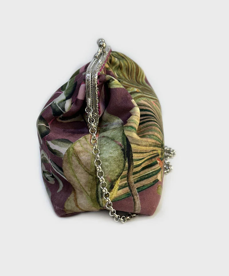 Mini Bolsa Com Tecido Aveludado