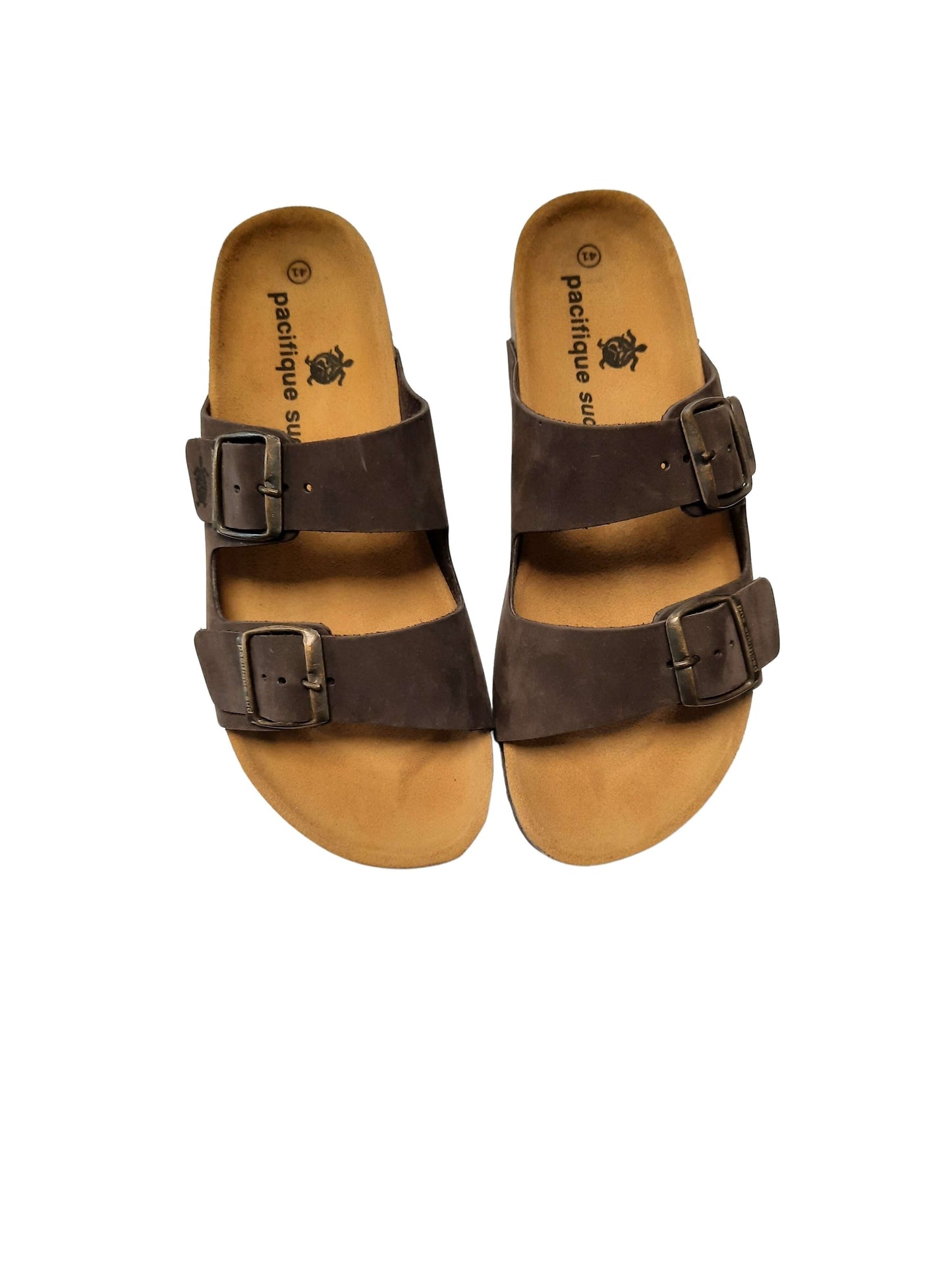 Sandália Clássica, Castanha , Unisex Pele Made in Portugal - Pacifique Sud | vista 9