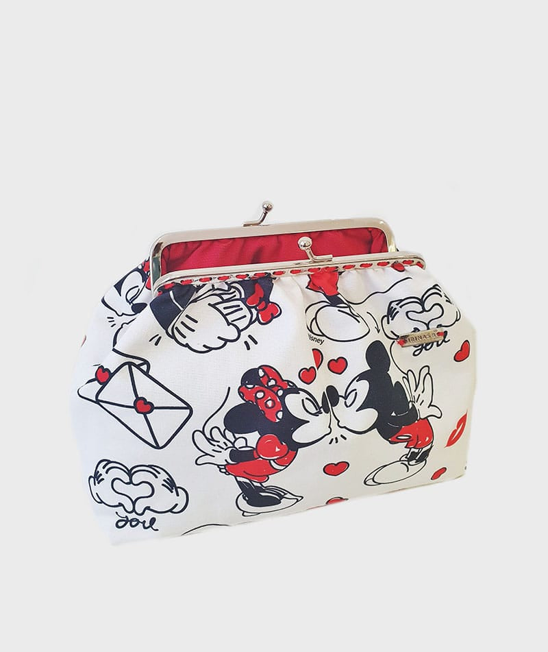 Estojo Necessaire Mickey e Minnie