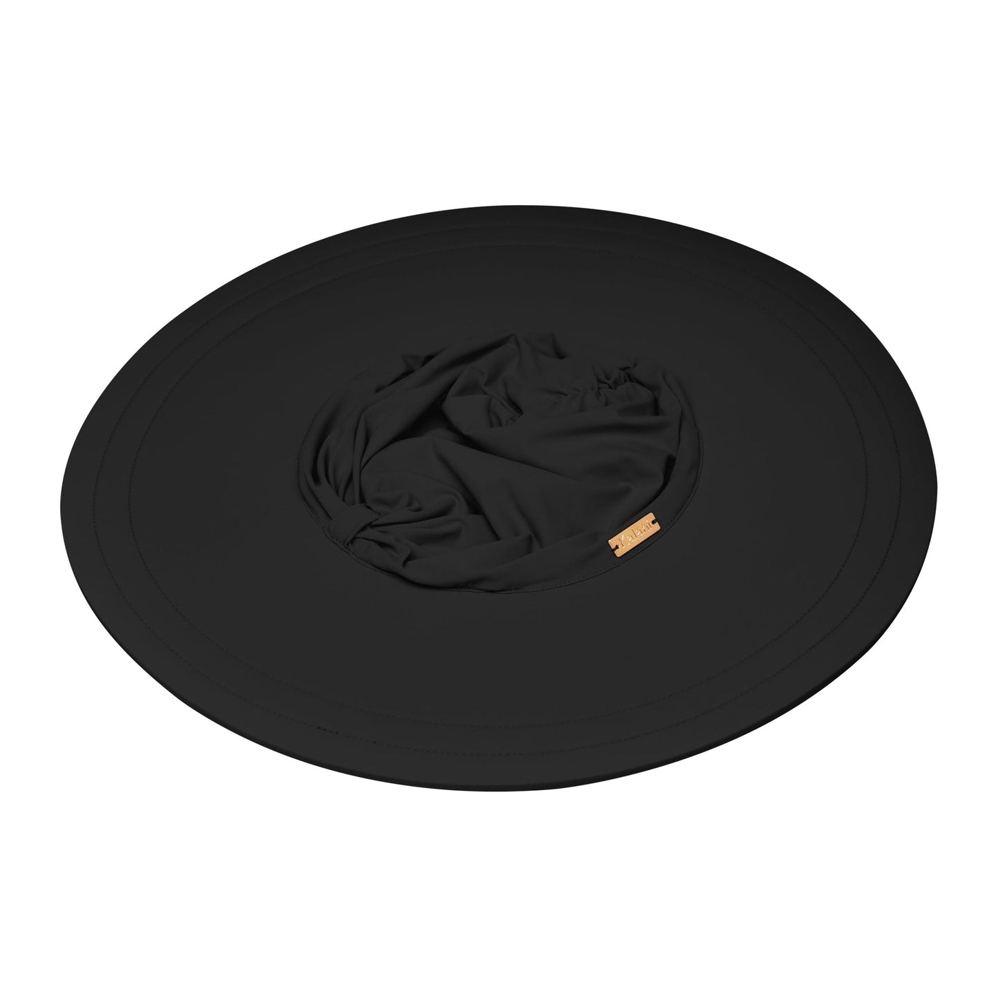 Bahamas UV Sun Hat Black - Kalani sunwear | vista 4