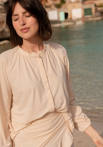 Milano UV Blouse Nude - kalanisunwear | vista 2