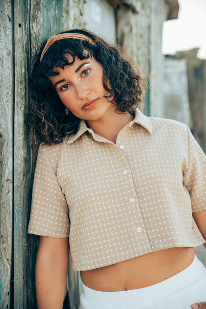 Camisa Egbin em Algodão Linho - Hali Studio | vista 6