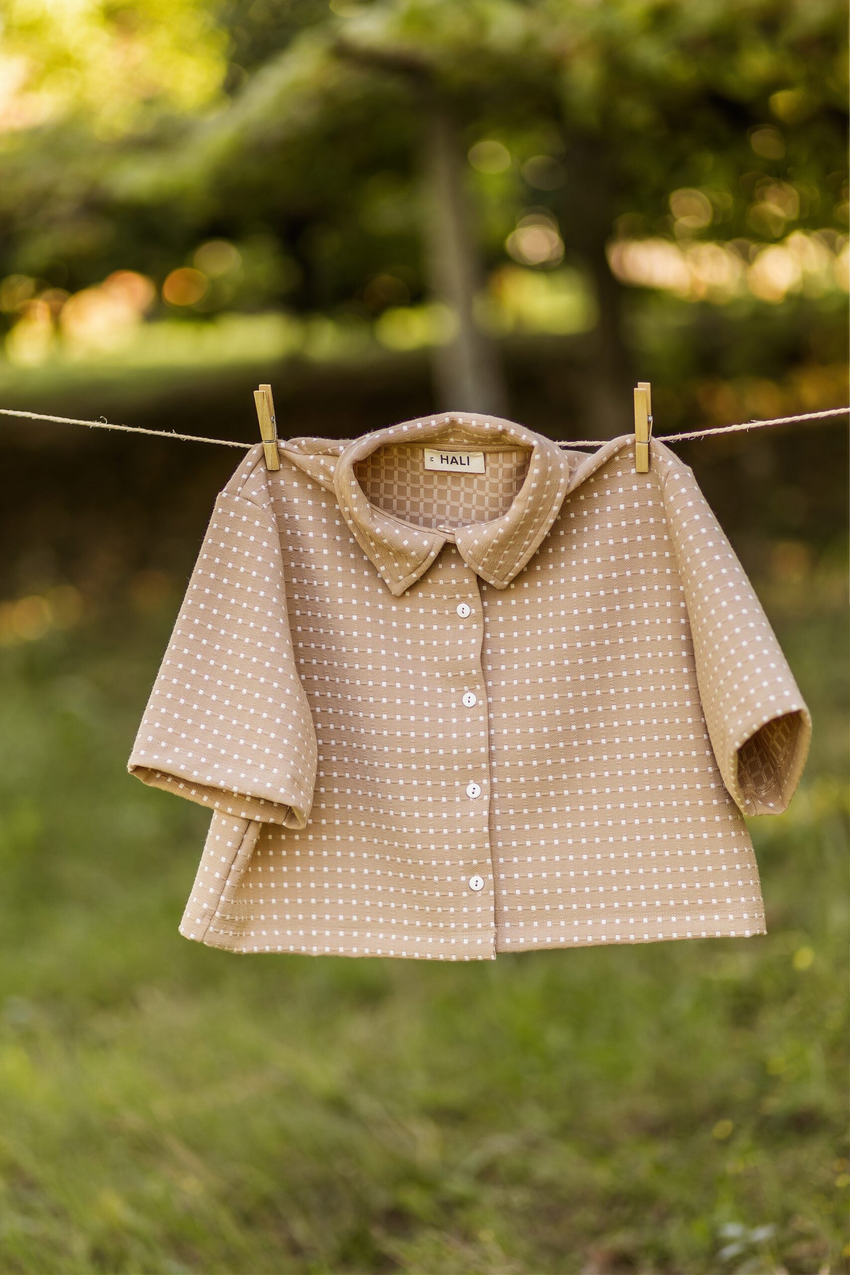 Camisa Egbin em Algodão Linho - Hali Studio | vista 5