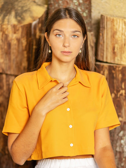 Camisa Egbin em Algodão Linho - Hali Studio | vista 2