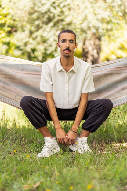 Camisa Egbin em Algodão Linho - Hali Studio | vista 4