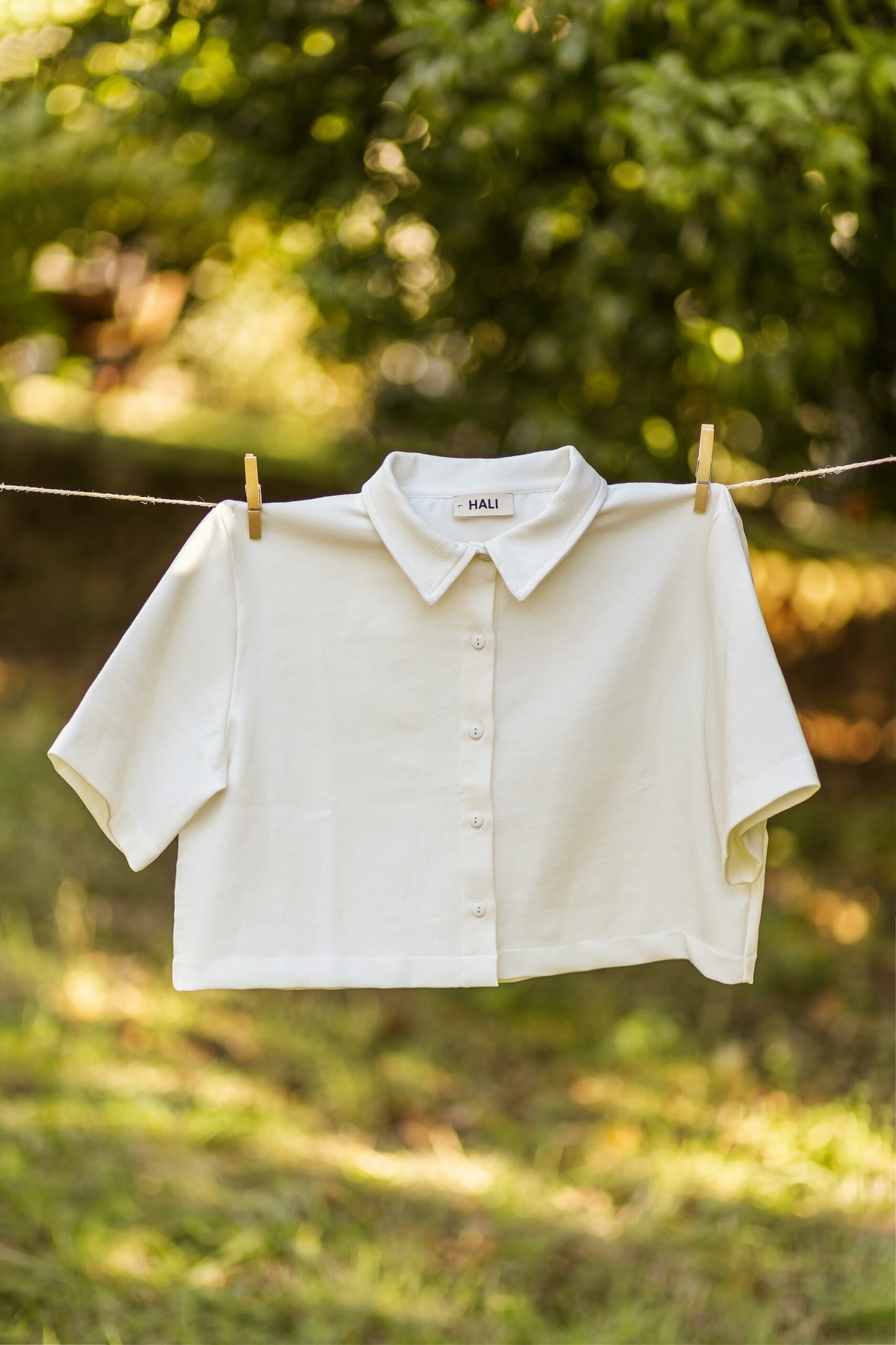 Camisa Egbin em Algodão Linho - Hali Studio | vista 3