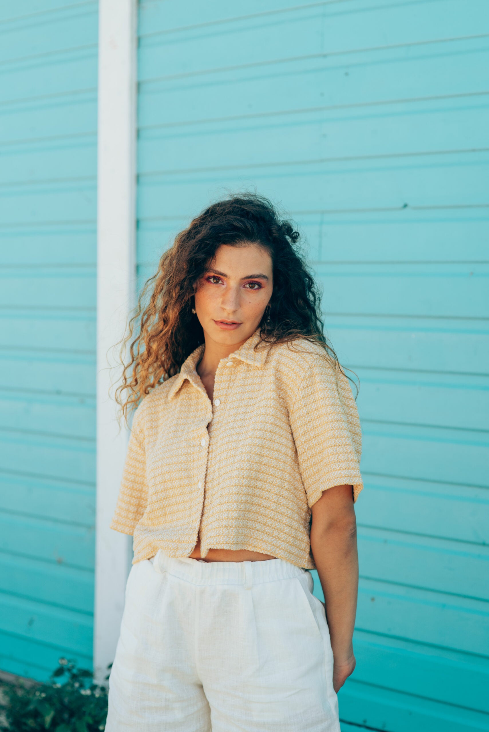 Camisa Egbin em Algodão Linho - Hali Studio | vista 8