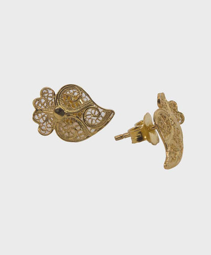 Brincos Coração de Viana Clássicos — Filigrana Artesanal Portuguesa - IrinasB | vista 2