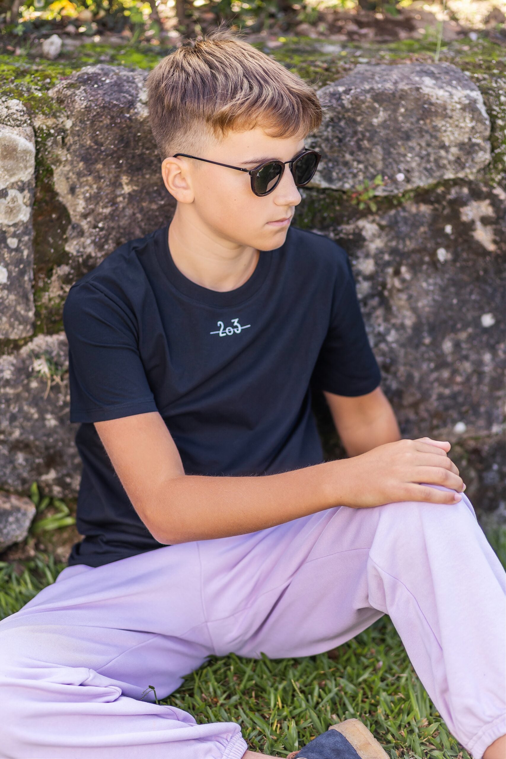 T-shirt Mónimos em Algodão Orgânico - Hali Studio | vista 4