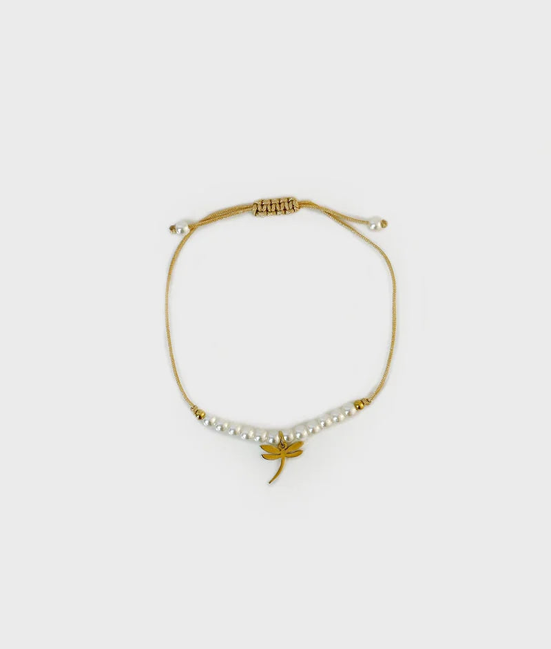 Pulseira Pérolas e Libelinha - IrinasB | Jewelry