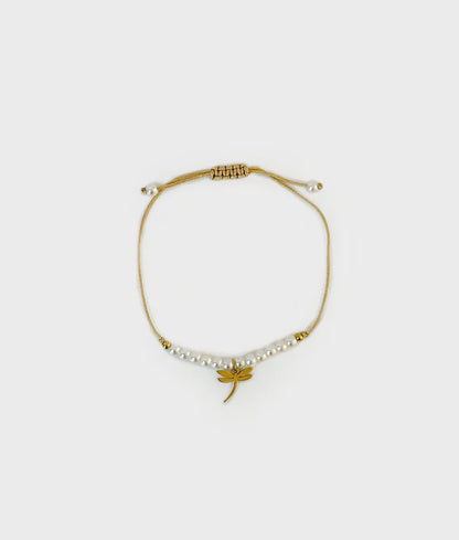 Pulseira Pérolas e Libelinha - IrinasB | Jewelry