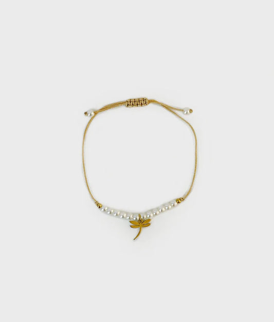 Pulseira Pérolas e Libelinha - IrinasB | Jewelry