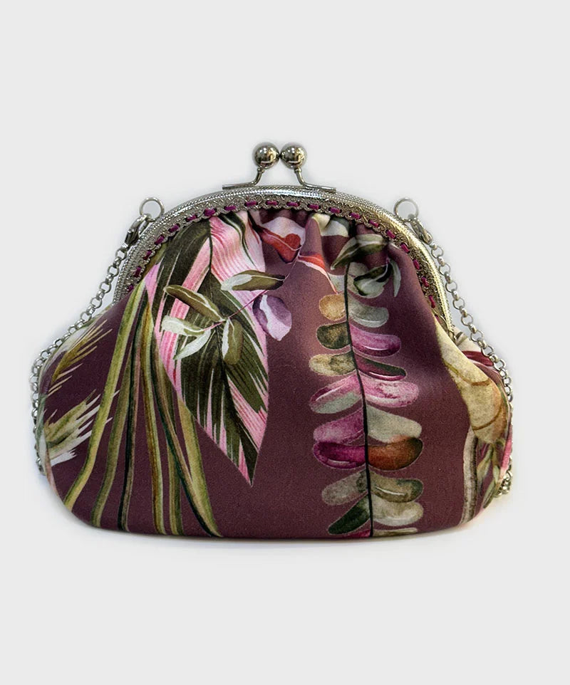 Bolsa com Tecido Padrão Aveludado - IrinasB | vista 2