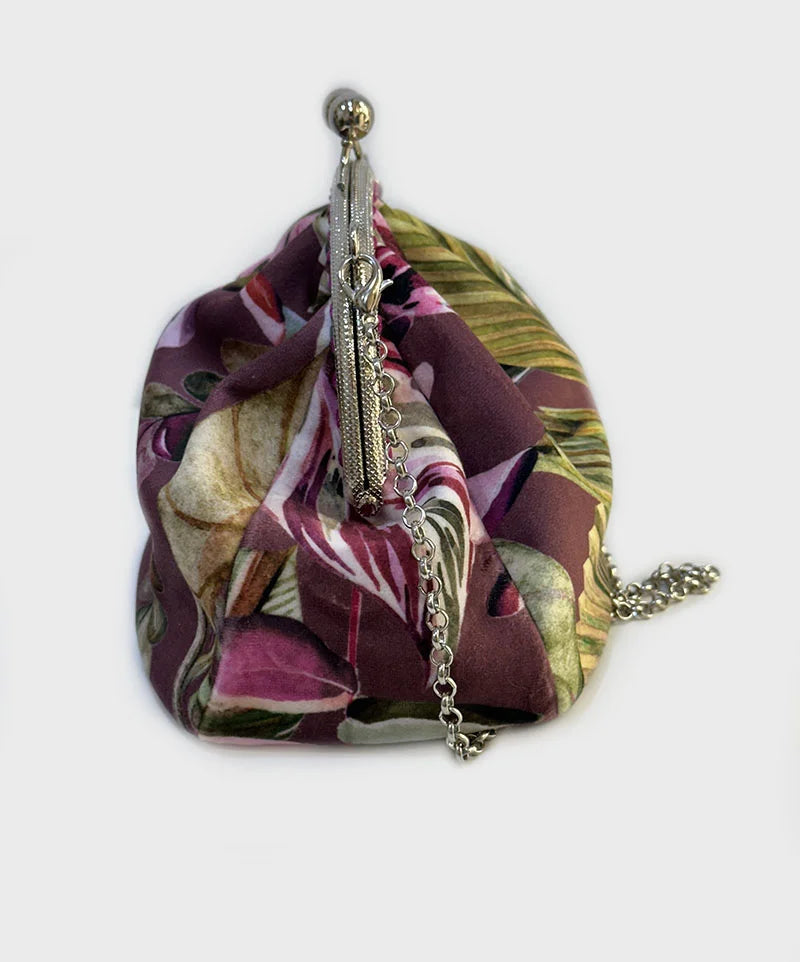 Bolsa com Tecido Padrão Aveludado - IrinasB | vista 3