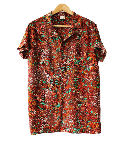 Camisa artesanal portuguesa Super Brown Peter Milk — detalhe tecido