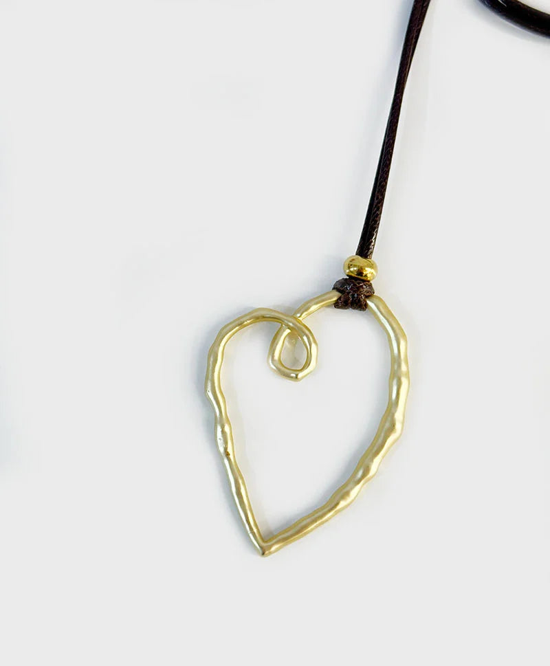 Colar Coração Dourado