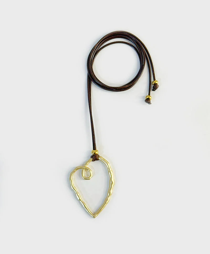 Colar Coração Dourado