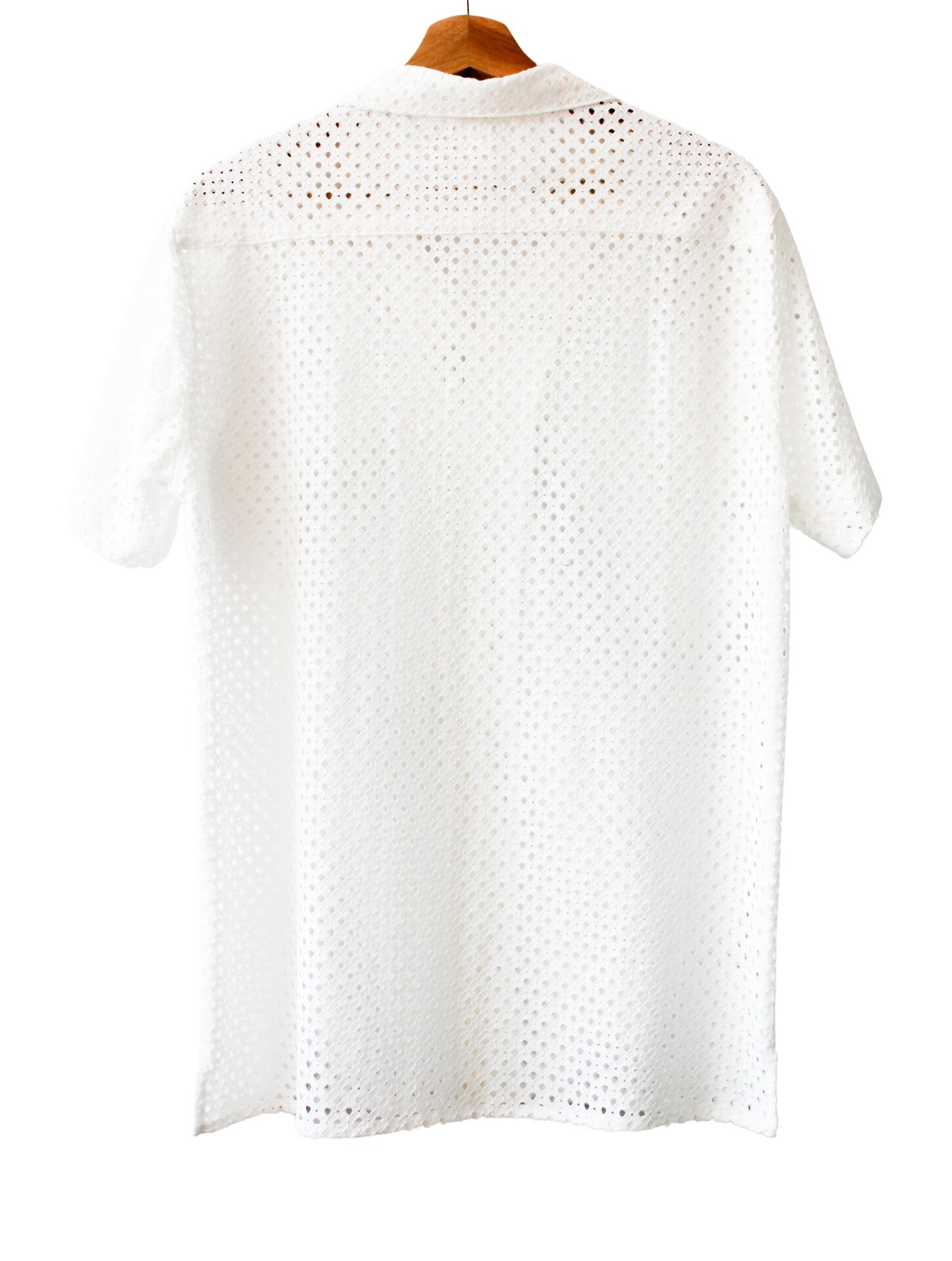 Camisa King Lace Peter Milk — detalhe renda artesanal portuguesa