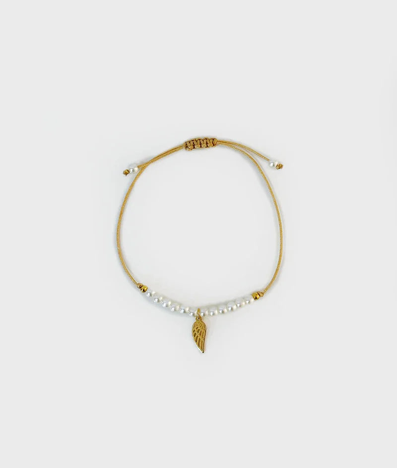 Pulseira de Pérolas e Asa - IrinasB | Jewelry