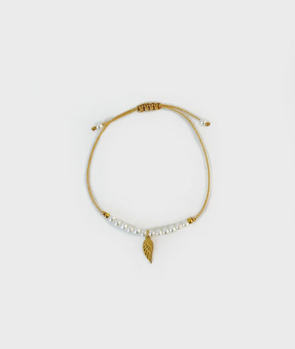 Pulseira de Pérolas e Asa - IrinasB | Jewelry