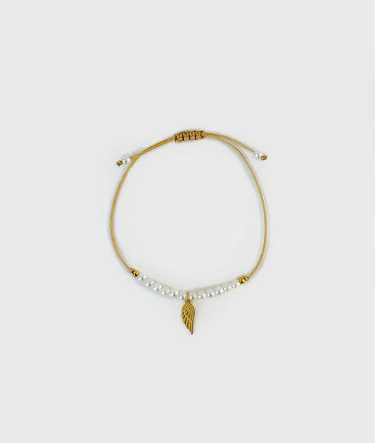 Pulseira de Pérolas e Asa - IrinasB | Jewelry