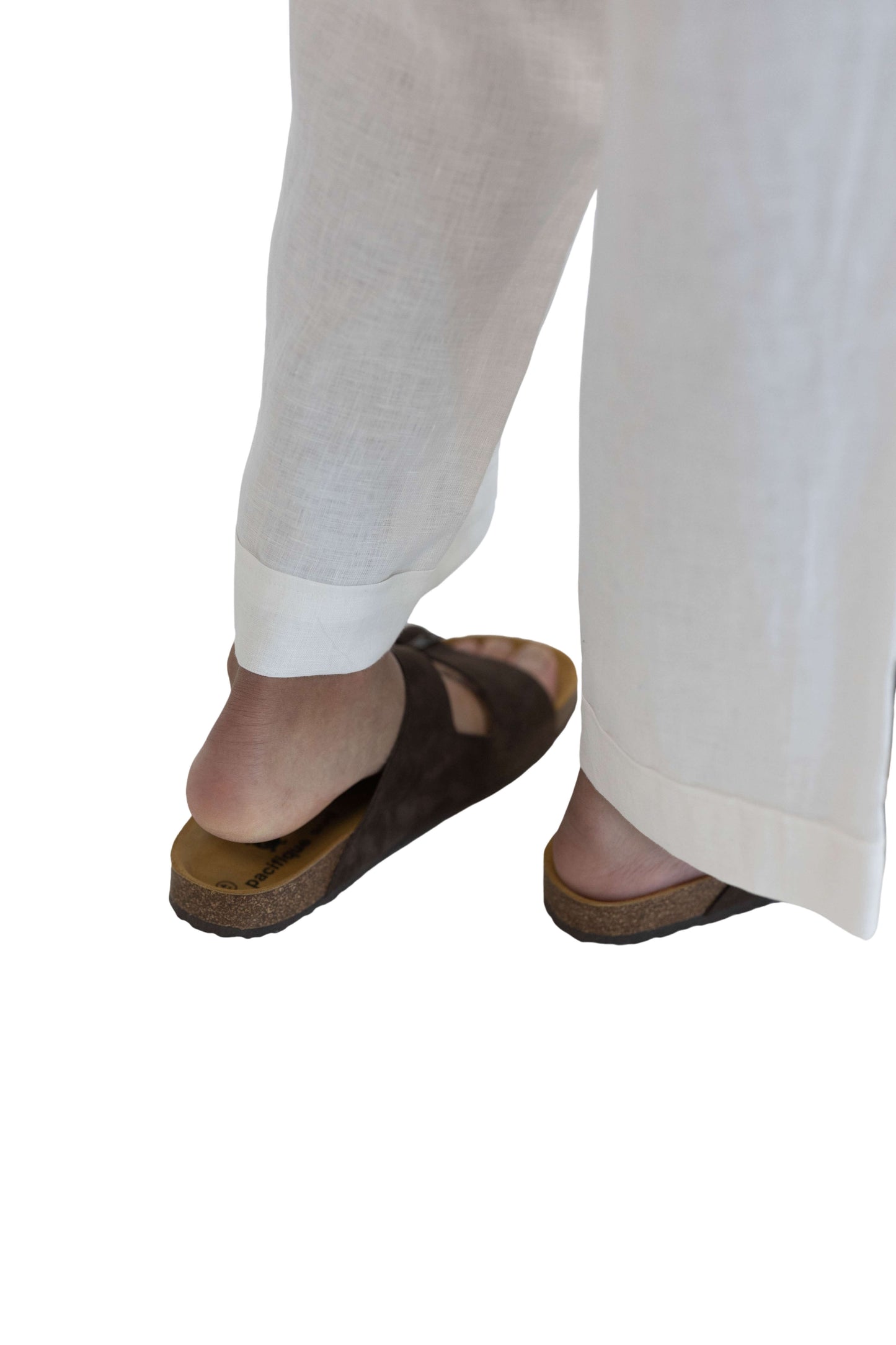 Sandália Clássica, Castanha , Unisex Pele Made in Portugal - Pacifique Sud | vista 5