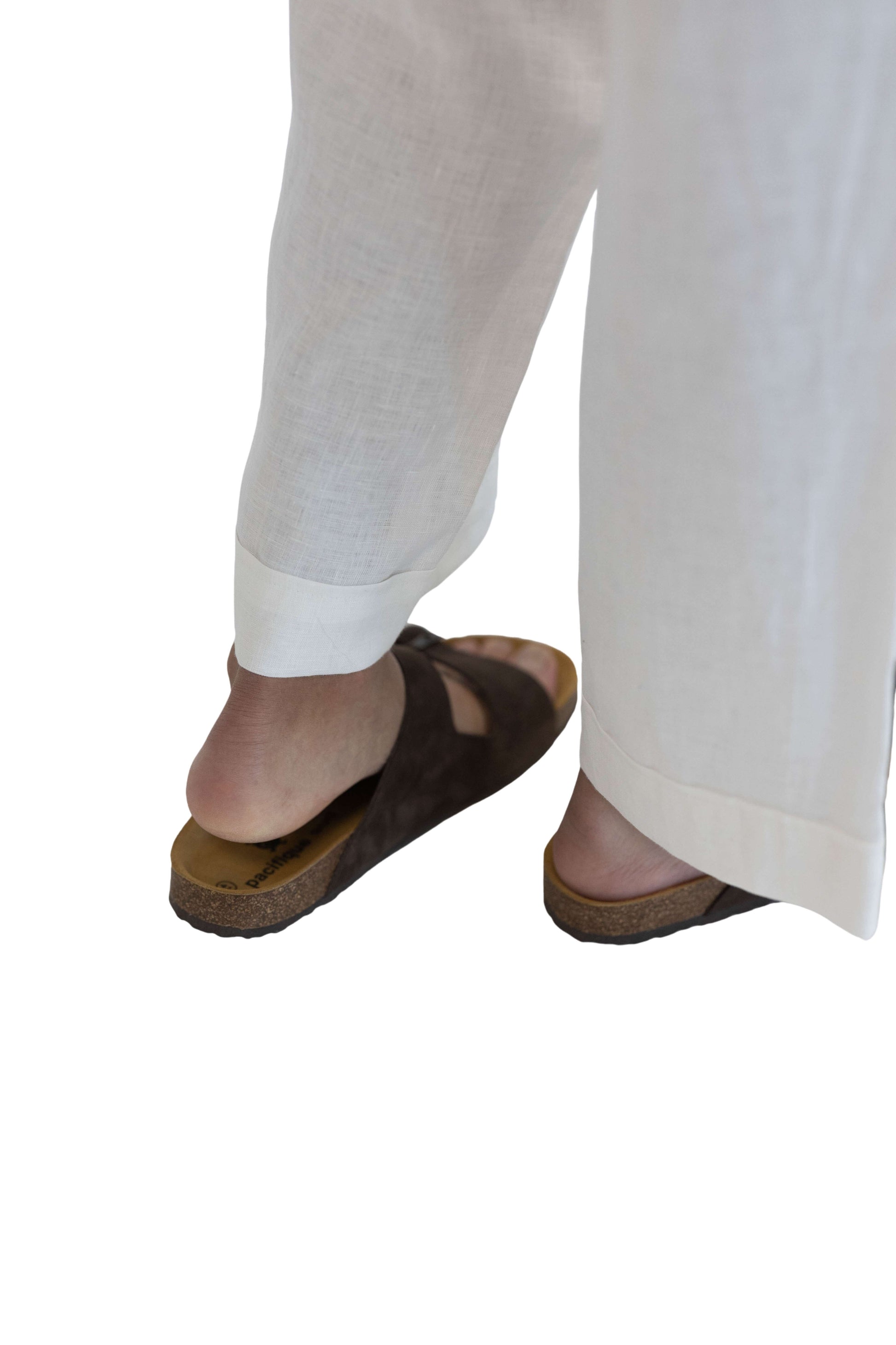 Sandália Clássica, Castanha , Unisex Pele Made in Portugal - Pacifique Sud | vista 5
